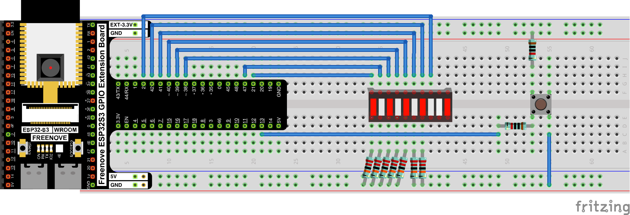 Breadboard diagram