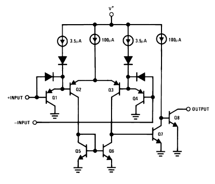 TI LM339N block diagram